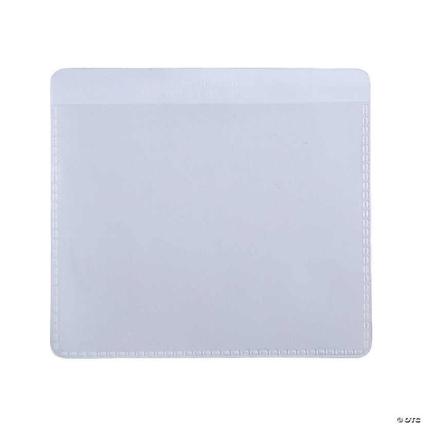 Clear Self-Adhesive Labeling Pockets - 25 Pc. Image