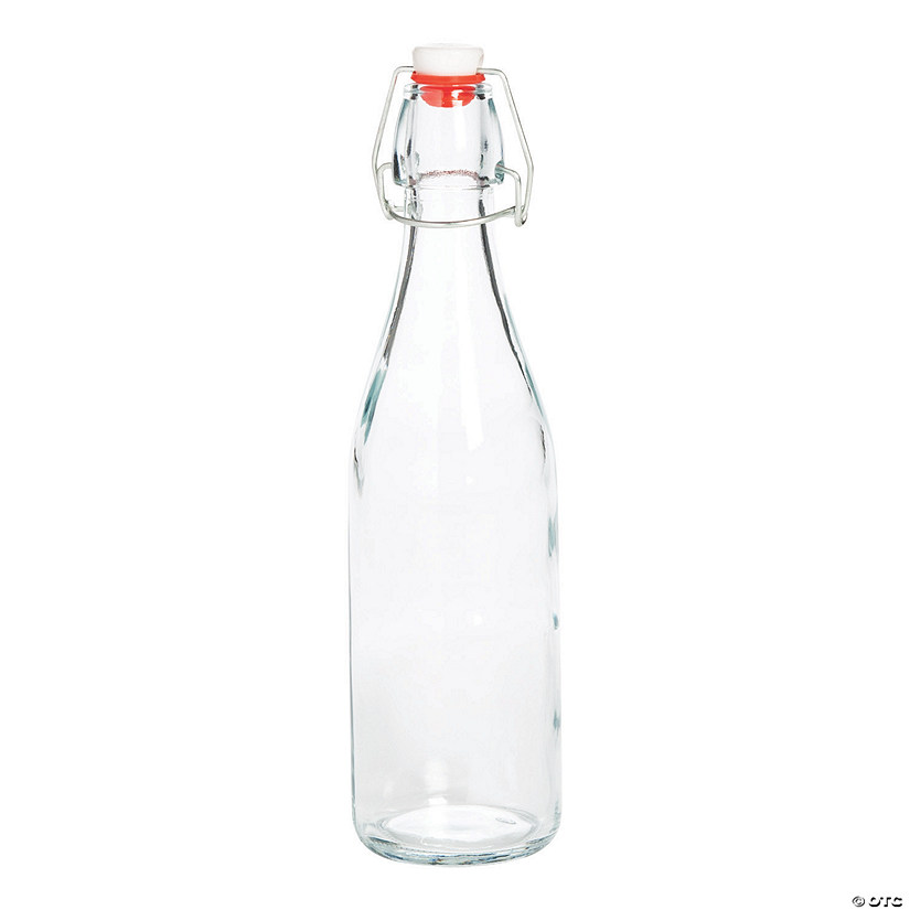 Clear Swing Top Glass Bottle Image