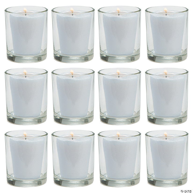 Clear Votive Candle Holders - 12 Pc. Image