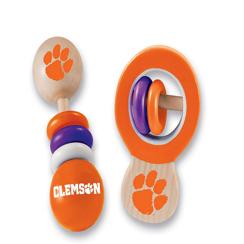 Clemson Tigers - Baby Rattles 2-Pack Image