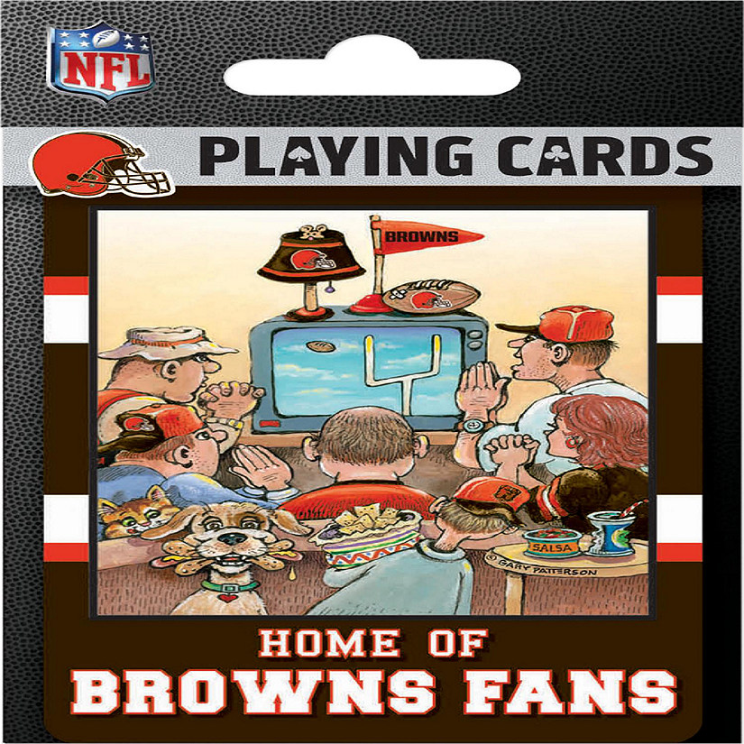 Cleveland Browns Fan Deck Playing Cards - 54 Card Deck Image