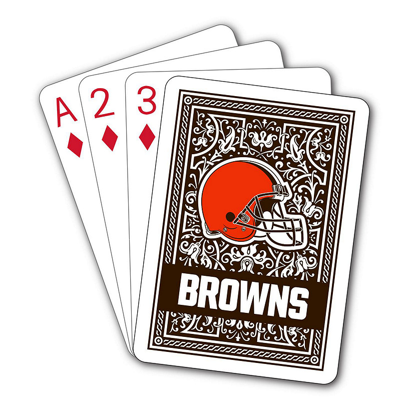Cleveland Browns NFL Team Playing Cards Image