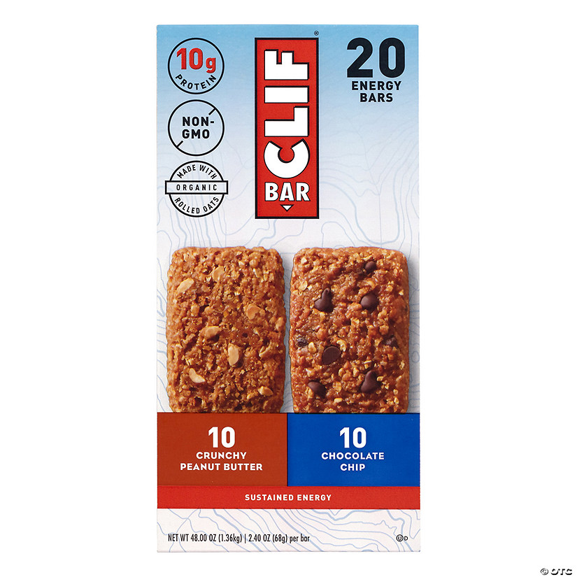 CLIF BAR Energy Bar Variety Pack, 24 Count Oriental Trading
