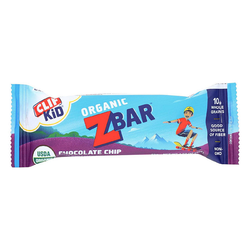 Clif Bar Zbar Organic Chocolate Chip 1.27 oz Pack of 18 Image