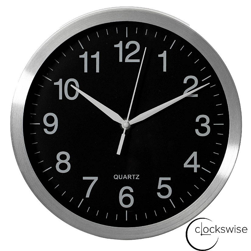 Clockswise 10-in Round Quartz Wall Clock Image