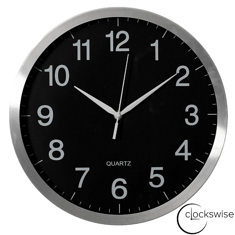 Clockswise 12-in Round Quartz Wall Clock Image