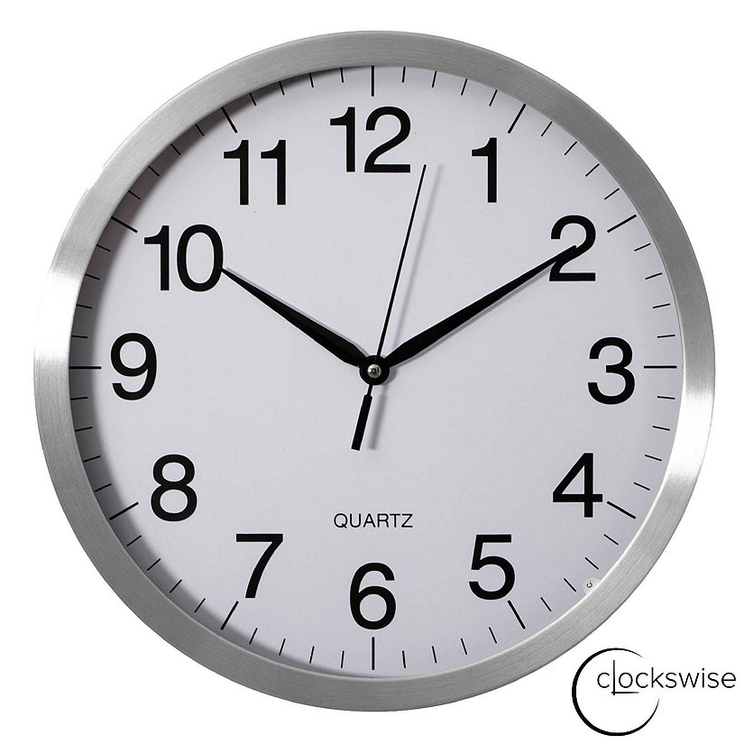 Clockswise 14-in Round Quartz Wall Clock Image