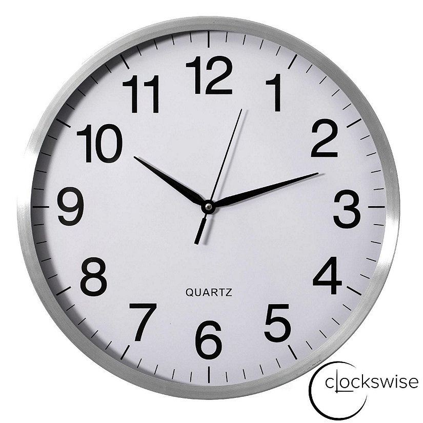 Clockswise 16-in Round Quartz Wall Clock Image