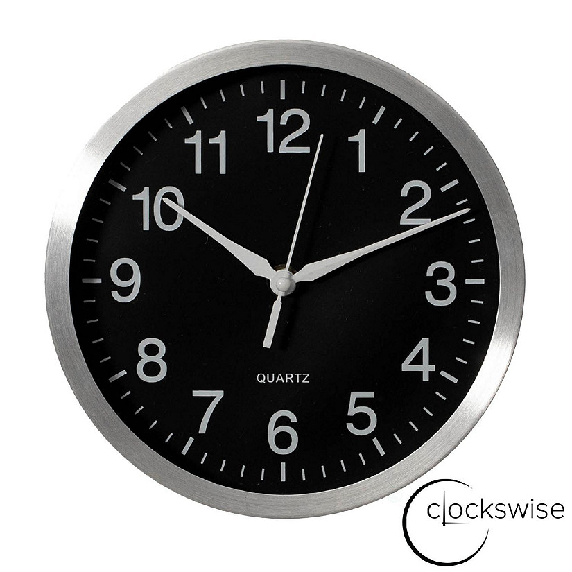 Clockswise 8-in Round Quartz Wall Clock Image