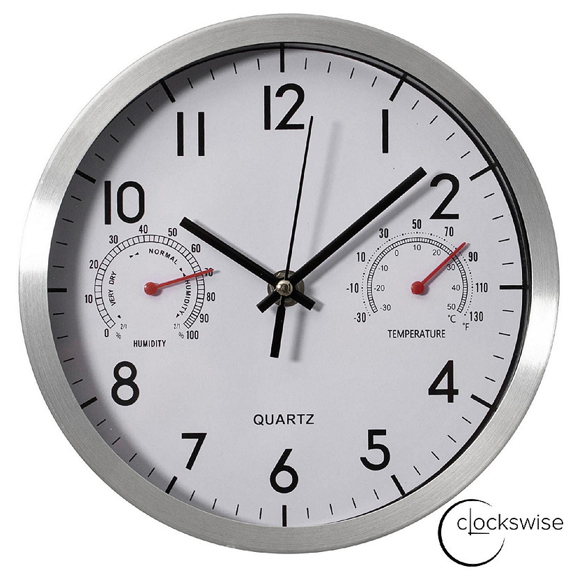 Clockswise 8-Inch Non-Ticking Quartz Wall Clock Image