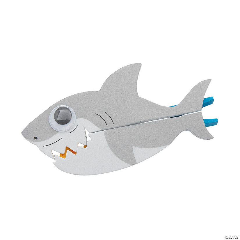 Clothespin Shark Craft Kit - Makes 12 Image