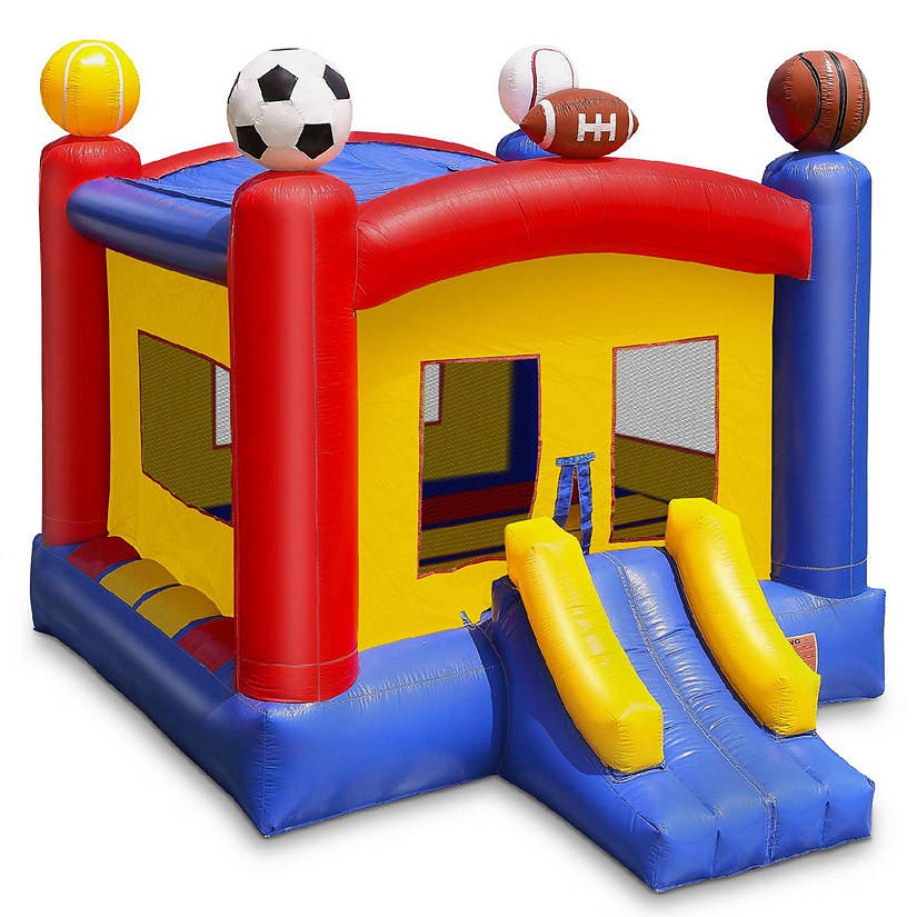 Cloud 9 17' x 13' Commercial Sports Bounce House - 100% PVC Bouncer - Inflatable Only Image