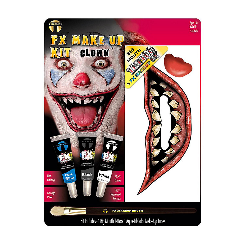 Clown Fx Makeup Kit Costume Accessory Image