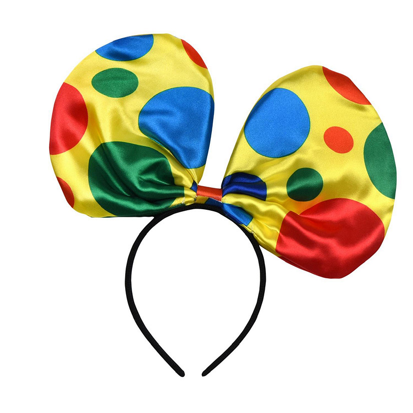 Clown Polka Dot Bow Headband Image