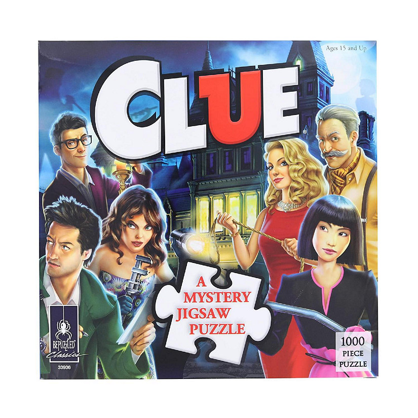 Clue 1000 Piece Mystery Jigsaw Puzzle Oriental Trading