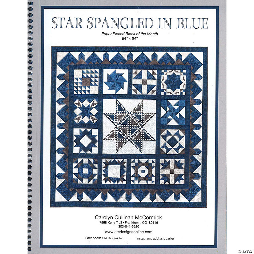 CM Designs Star Spangled In Blue Book&amp;#160; &amp;#160;&amp;#160; &amp;#160; Image
