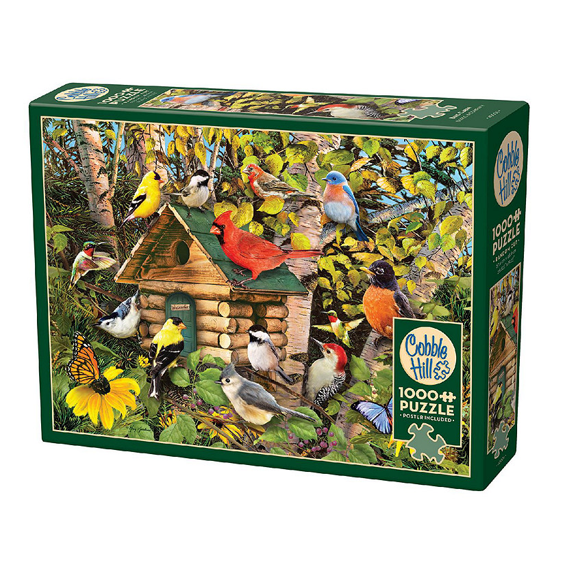 Cobble Hill: Bird Cabin 1000 Piece Puzzle Image