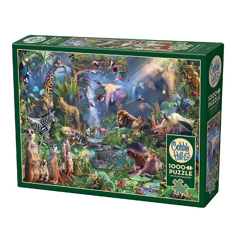 Cobble Hill: Into The Jungle 1000 Piece Puzzle Image