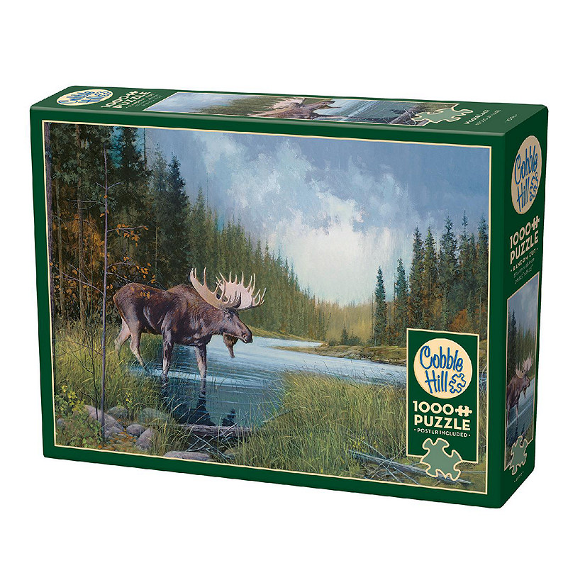 Cobble Hill: Moose Lake 1000 Piece Puzzle Image
