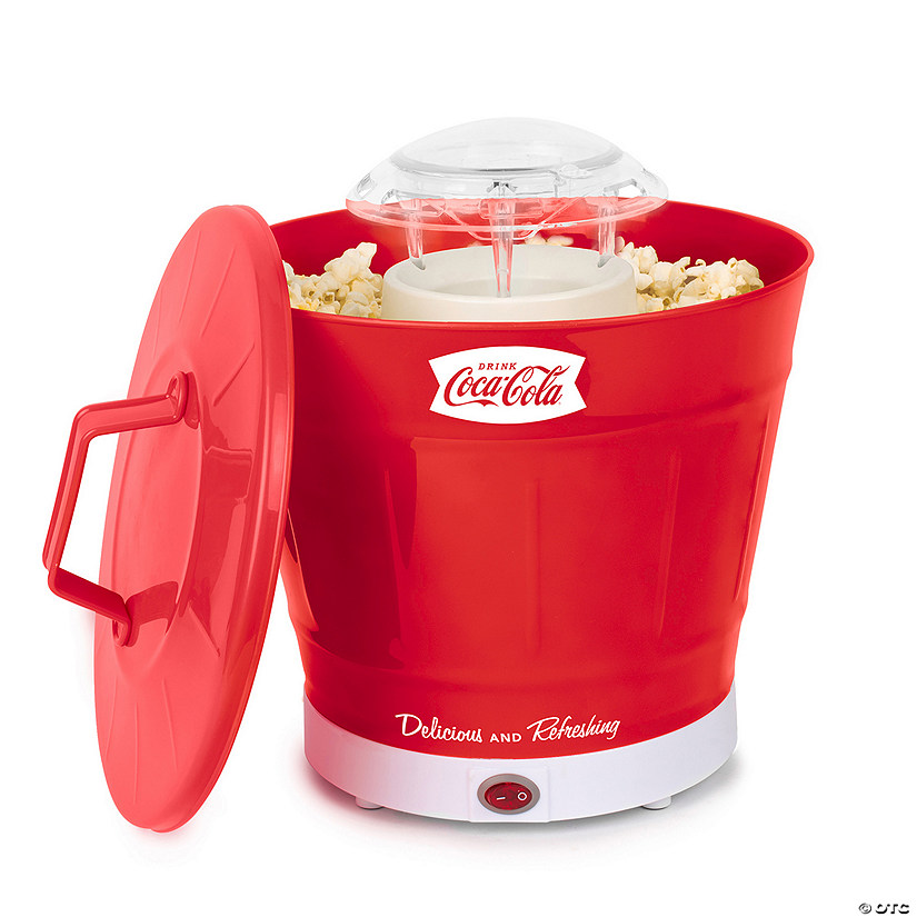 Coca-Cola Hot Air Popcorn Popper with Bucket Image