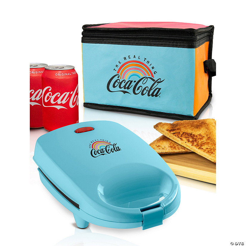 Coca-Cola Sandwich Maker with Beverage Cooler Bag Image