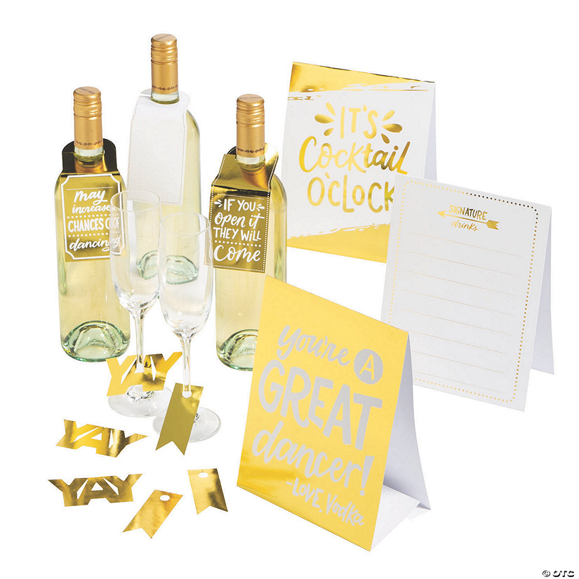 Cocktail Party Bar Decorating Kit - 12 Pc. Image