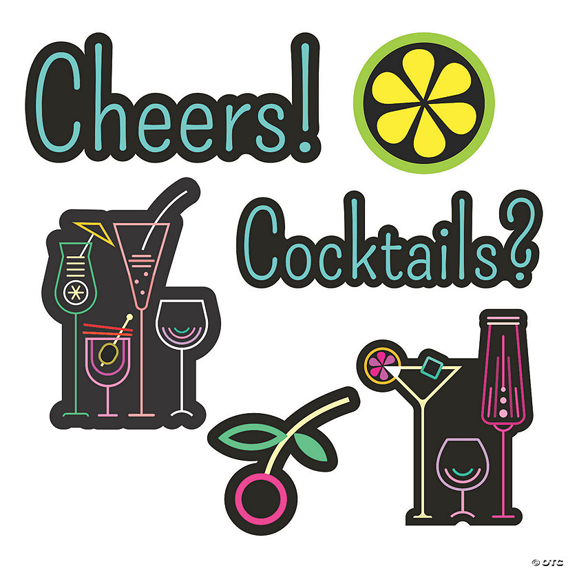 Cocktail Party Cutouts - 6 Pc. Image