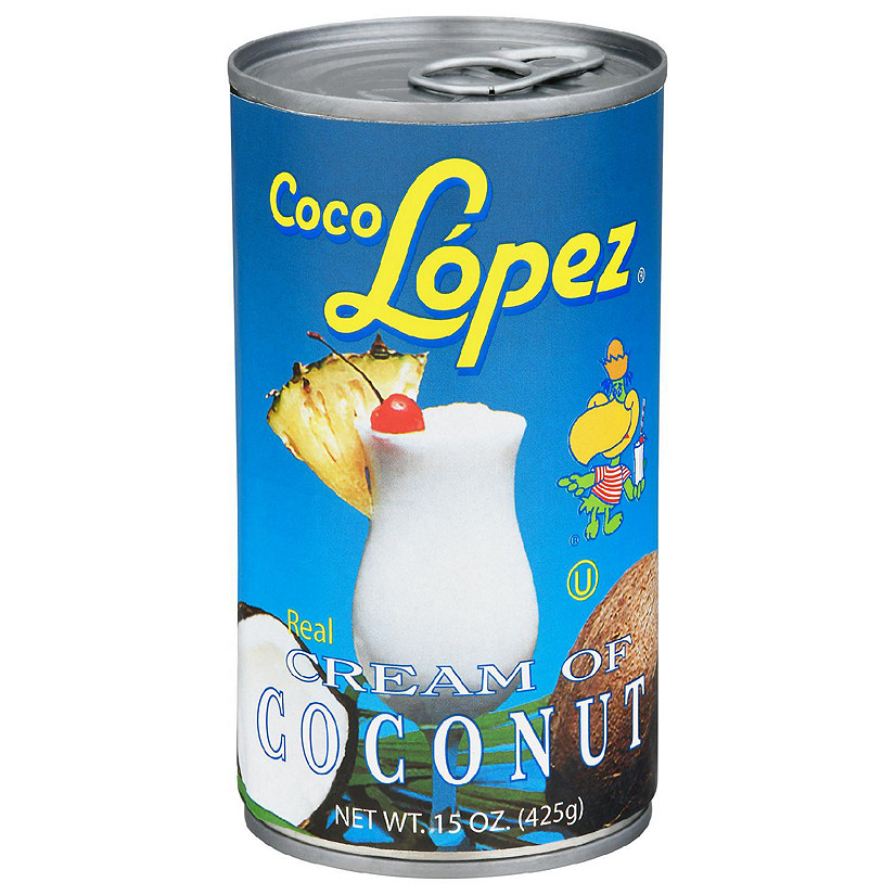 Coco Lopez Real Cream of Coconut - Case of 24 - 15 Fl oz. Image