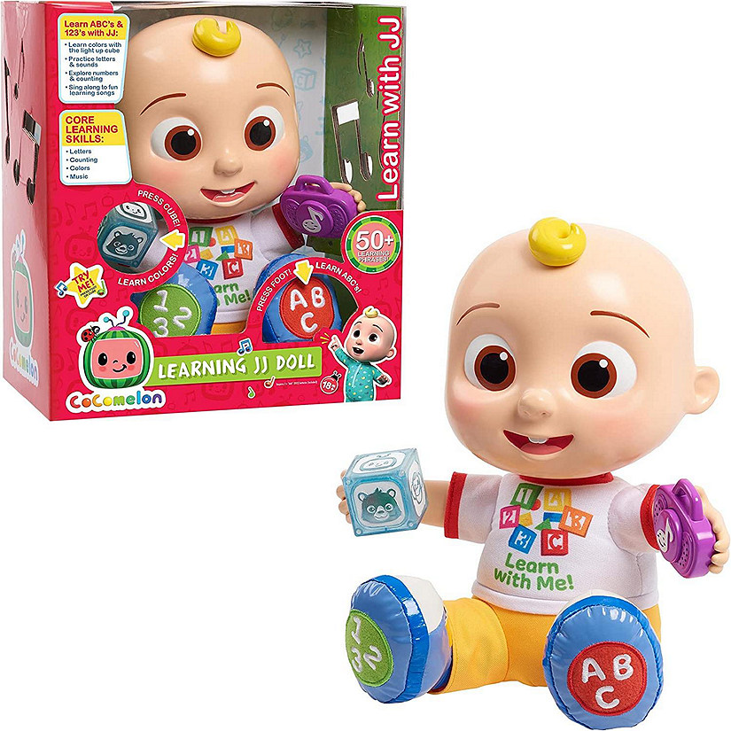 CoComelon Interactive Learning JJ Doll with Lights and Music Image