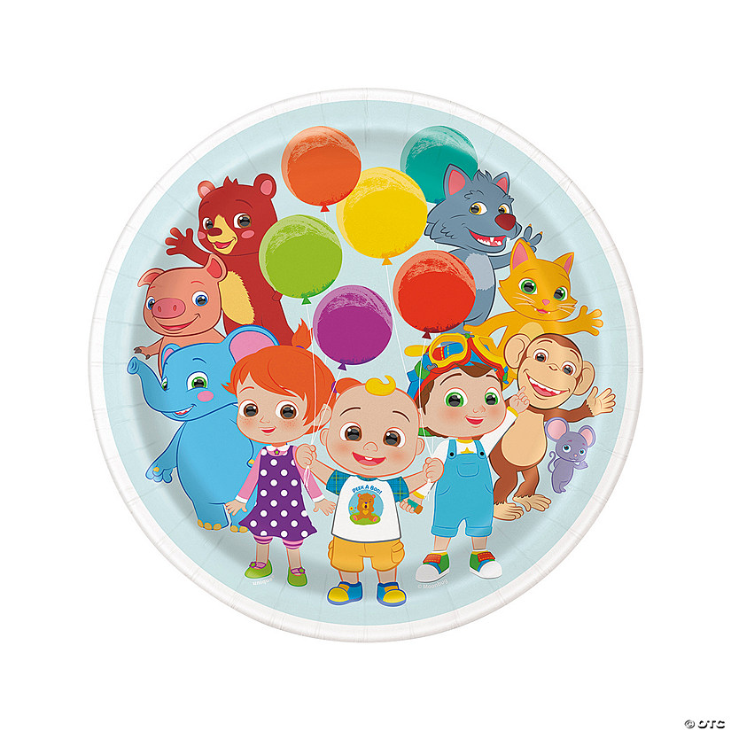 CoComelon Party Paper Dinner Plates - 8 Ct. Image
