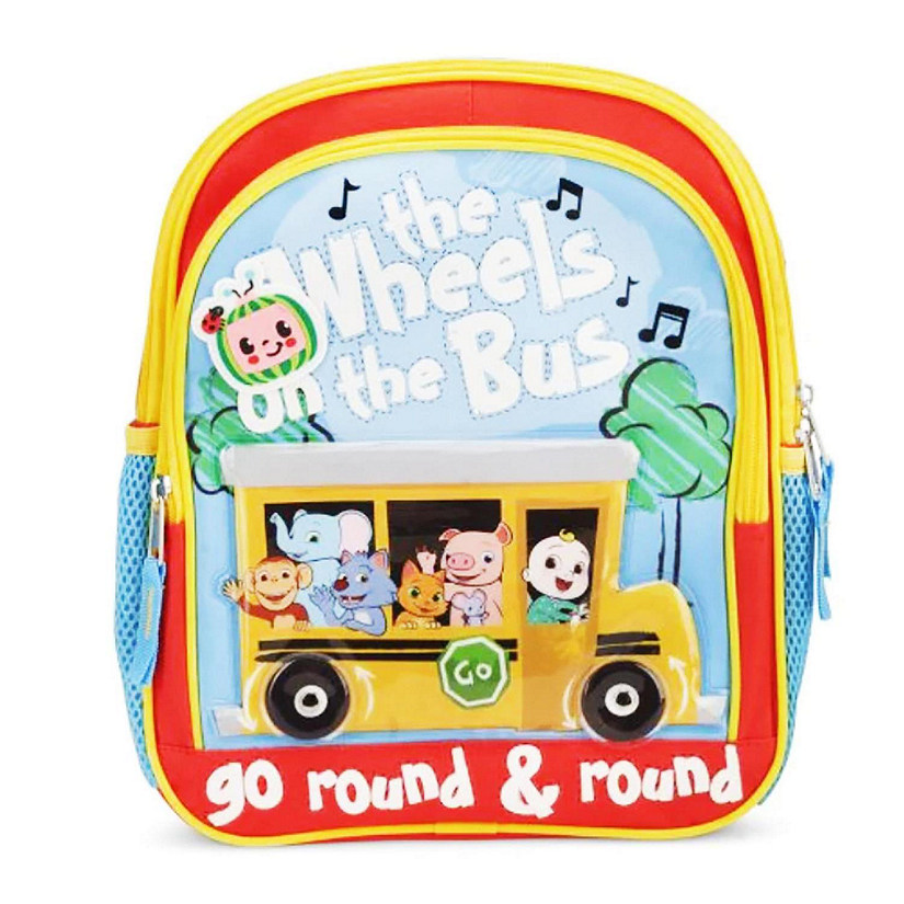 Cocomelon Wheels on the Bus 12 Inch Kids Backpack Image