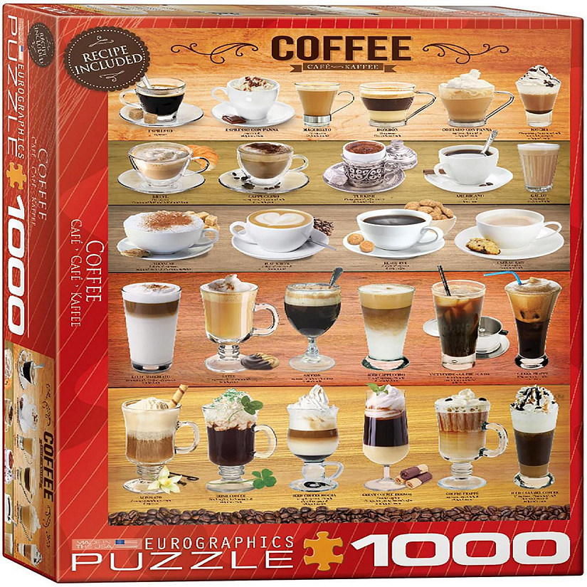 Coffee 1000 Piece Jigsaw Puzzle Image