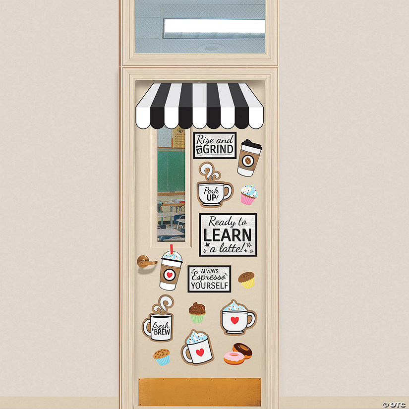 Coffee House Door Decoration Set - 5 Pc. Image