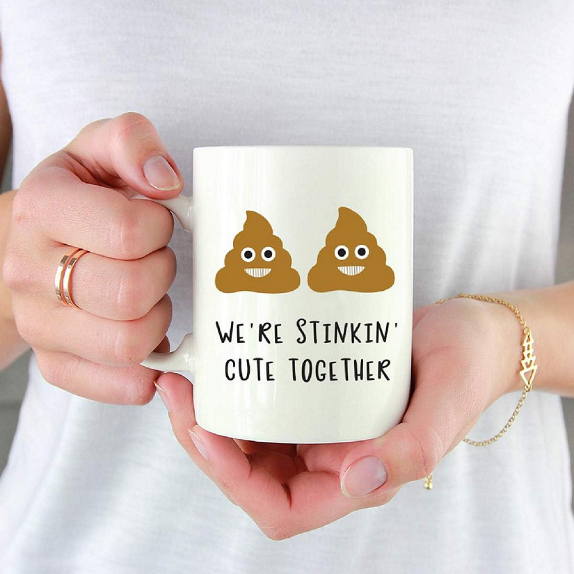 Coffee Mug We're Stinkin' Cute Together Image