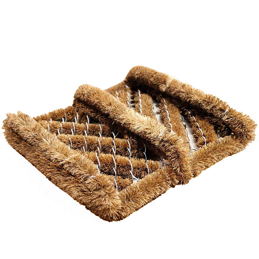 Coir Bristles Heavy-Duty Boot Scraper Rug Image