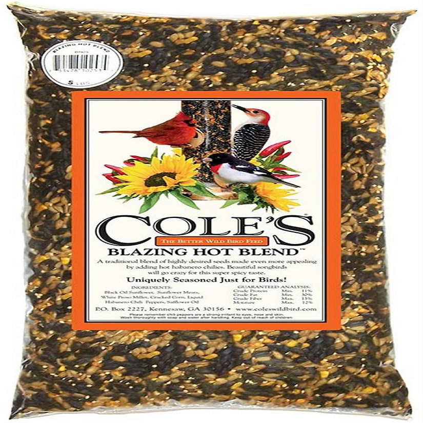 Cole's BH05 Blazing Hot Blend Backyard Bird Seed, 5-Pound Image
