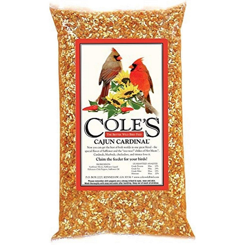 Cole's CB10 Cajun Cardinal Blend Bird Seed, 10 lb bag. Image