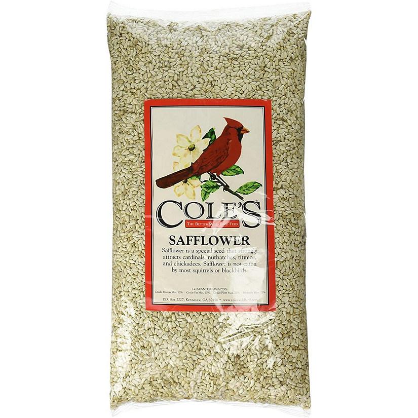 Cole's SA05 Safflower Birdseed for Songbirds, 5-Pound Image