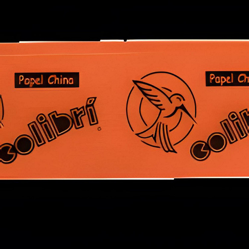 Colibri - Orange - Vibrant Tissue Paper Image
