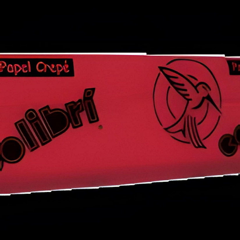 Colibri - Red - Crepe Paper Image