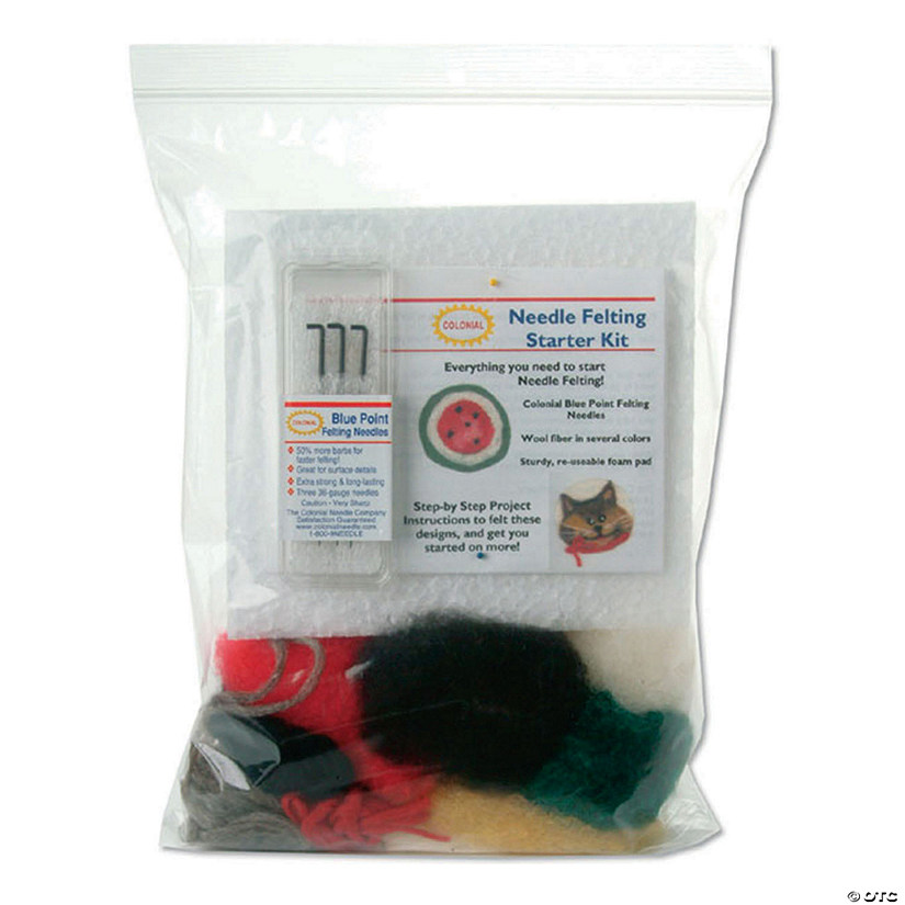 Colonial Needle Felting Starter Kit Oriental Trading
