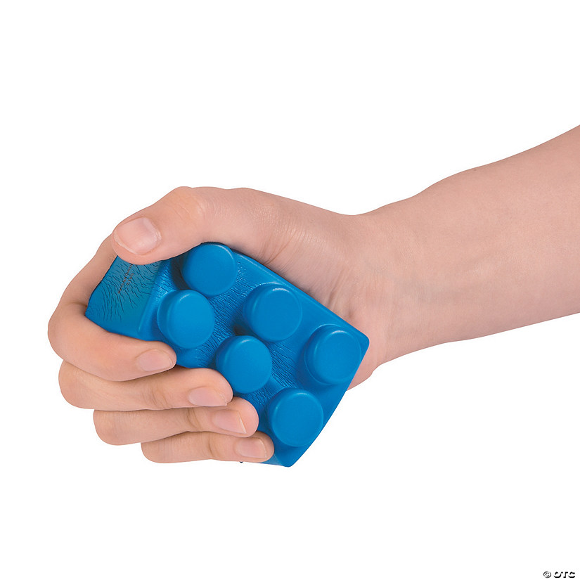 Color Brick Stress Toys - 12 Pc. Image