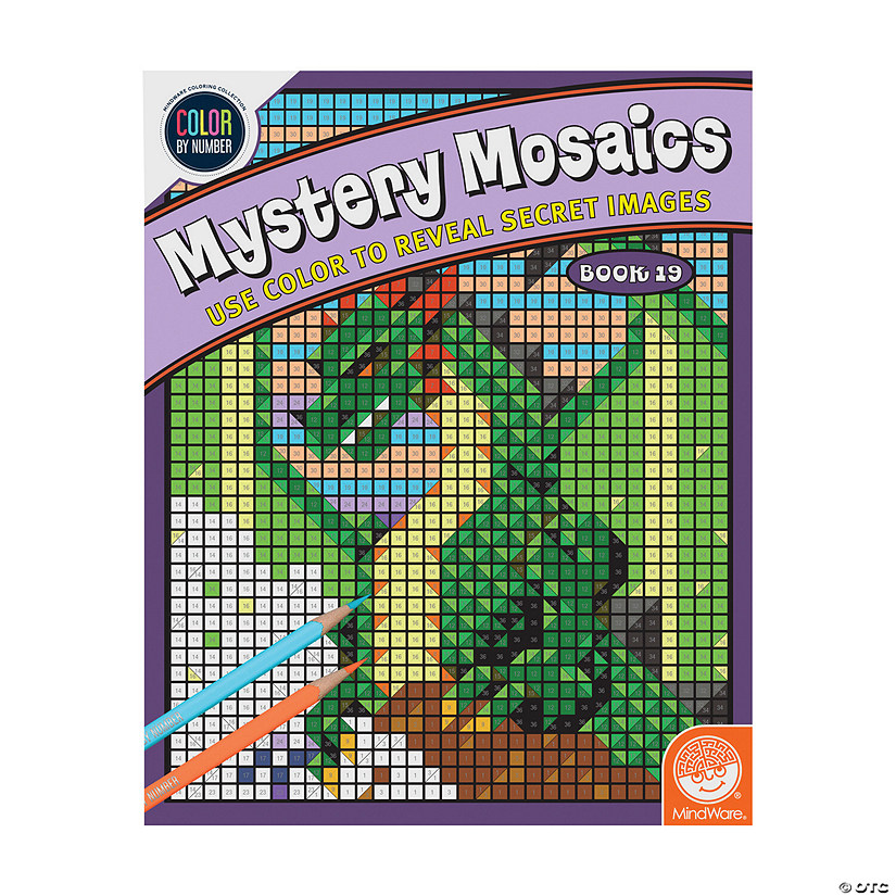 Color By Number Mystery Mosaics: Coloring Book 19 Image