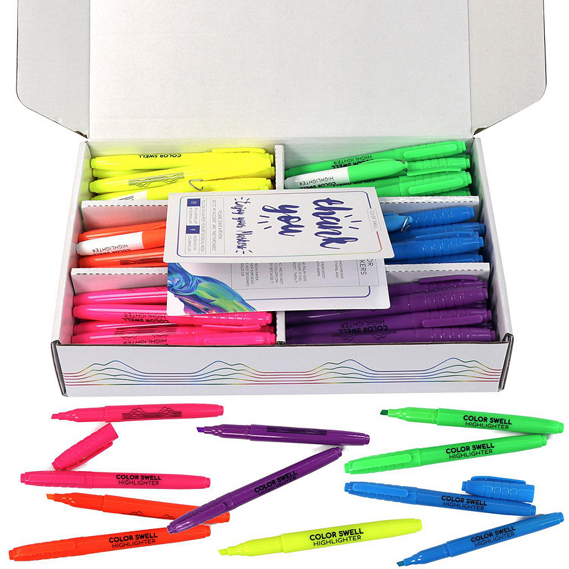 Color Swell Color Highlighters 96 Pack Image