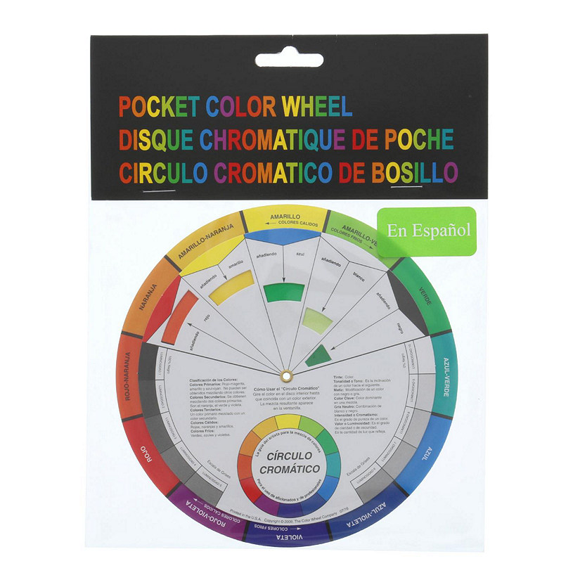 Color Wheel Co Pocket Color Wheel, Spanish Image