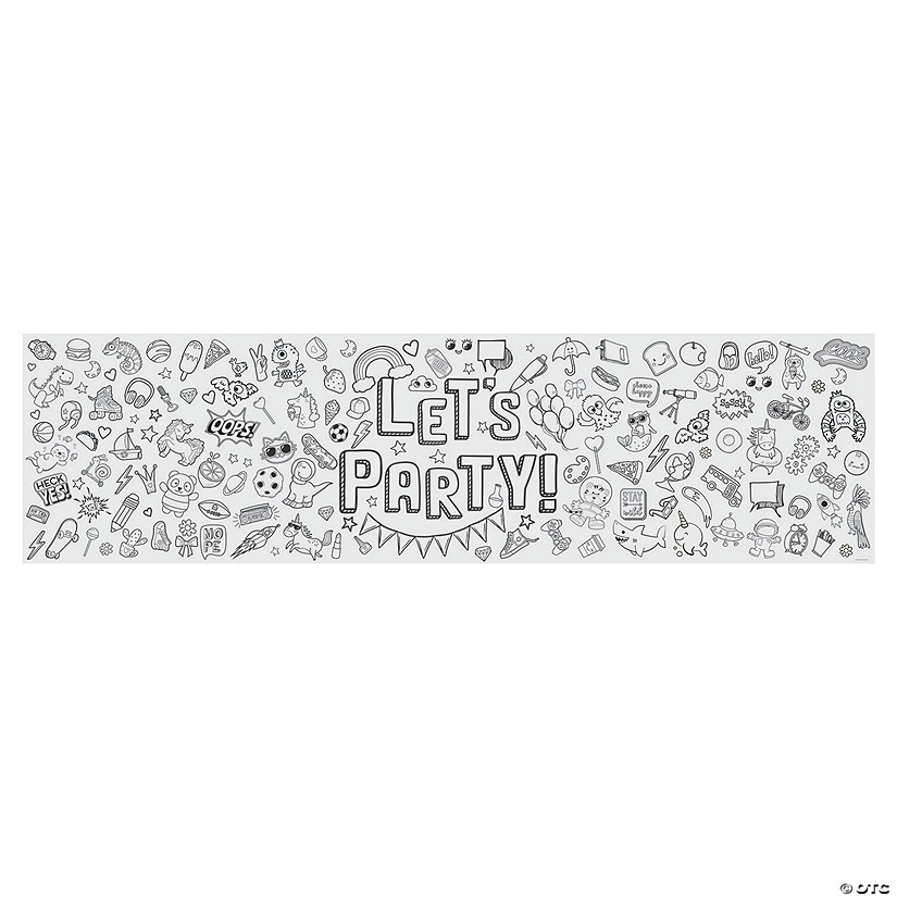Color Your Own Art Party Banner Image