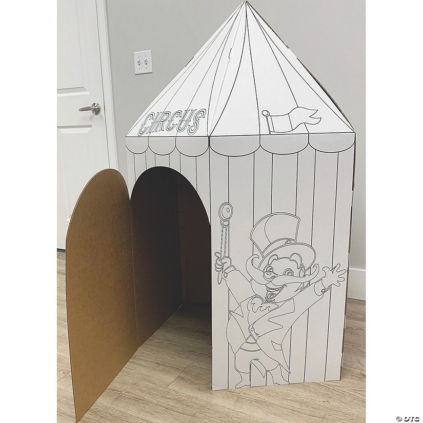 Color Your Own Circus Tent Playhouse Image