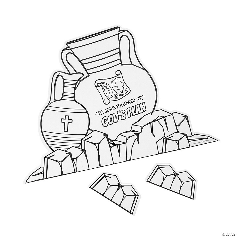 Color Your Own Dig VBS 3D Scenes - 12 Pc. Image
