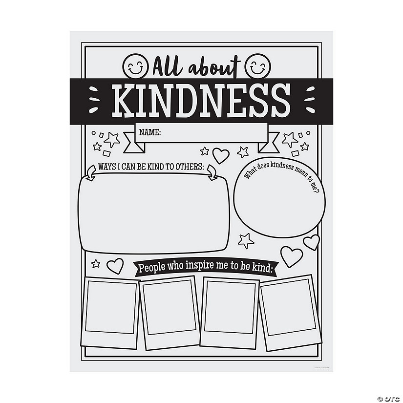 Color Your Own Kindness Posters - 30 Pc. Image