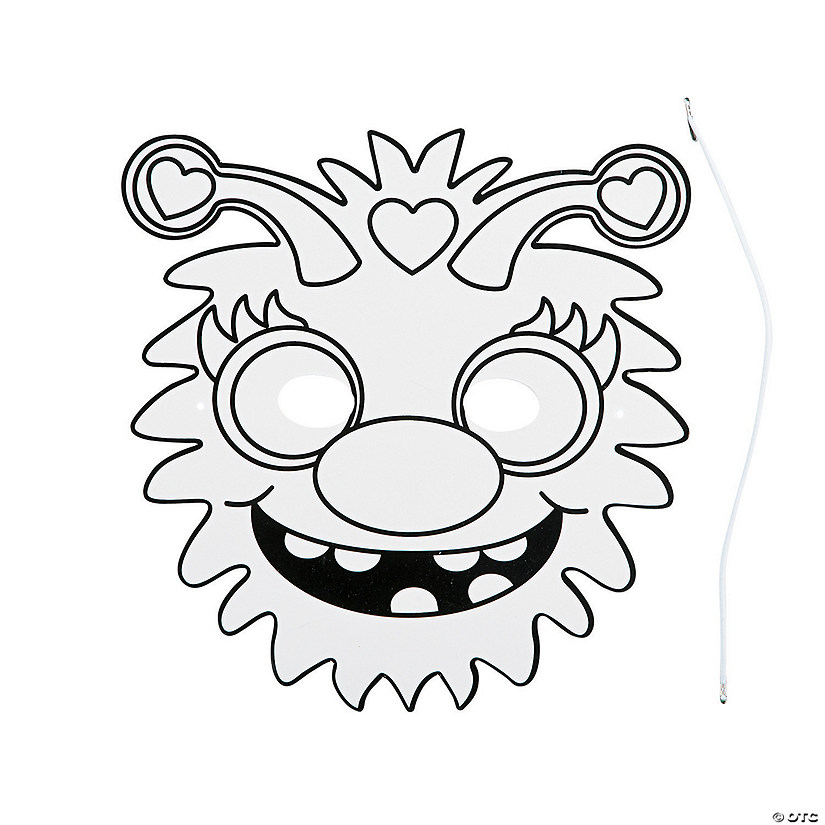 Color Your Own Monster Masks - Discontinued